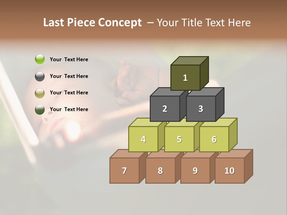 Tropical Bed Dream PowerPoint Template