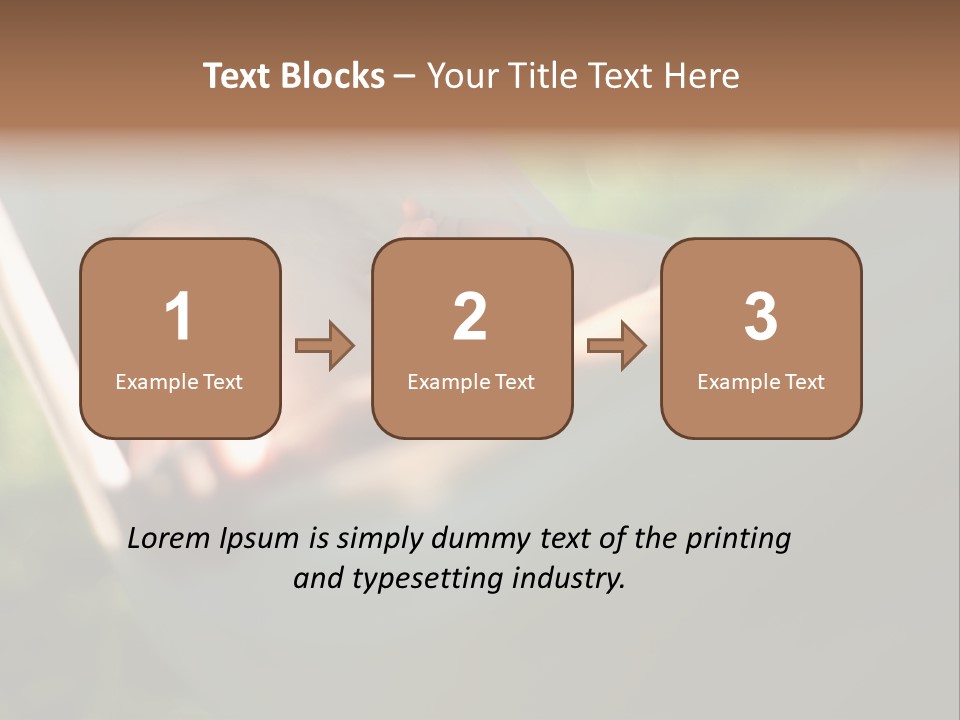 Tropical Bed Dream PowerPoint Template