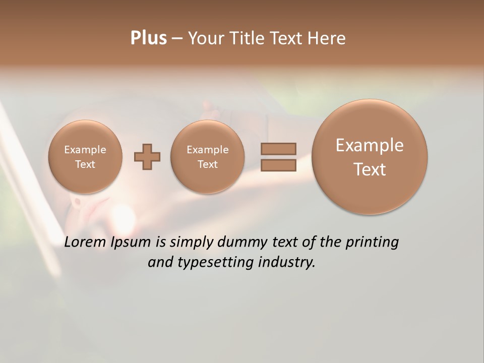Tropical Bed Dream PowerPoint Template