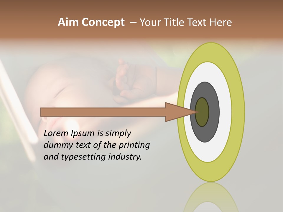 Tropical Bed Dream PowerPoint Template