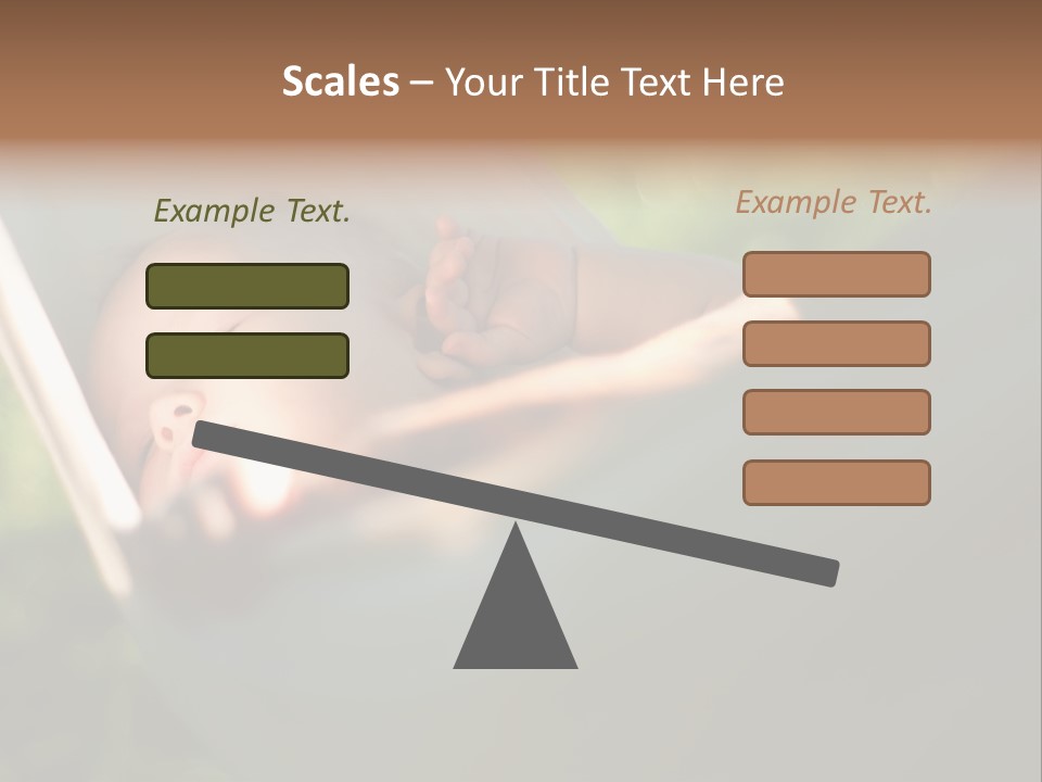 Tropical Bed Dream PowerPoint Template