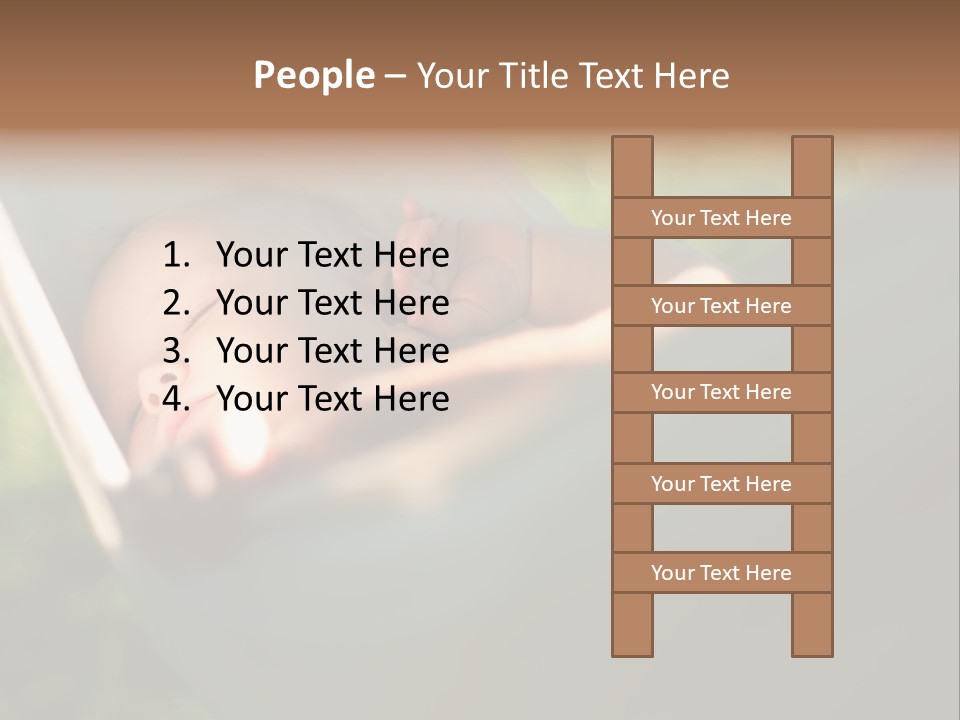 Tropical Bed Dream PowerPoint Template