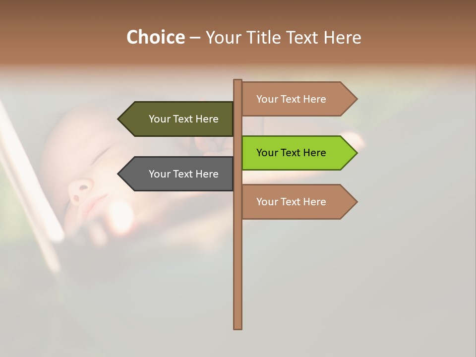 Tropical Bed Dream PowerPoint Template