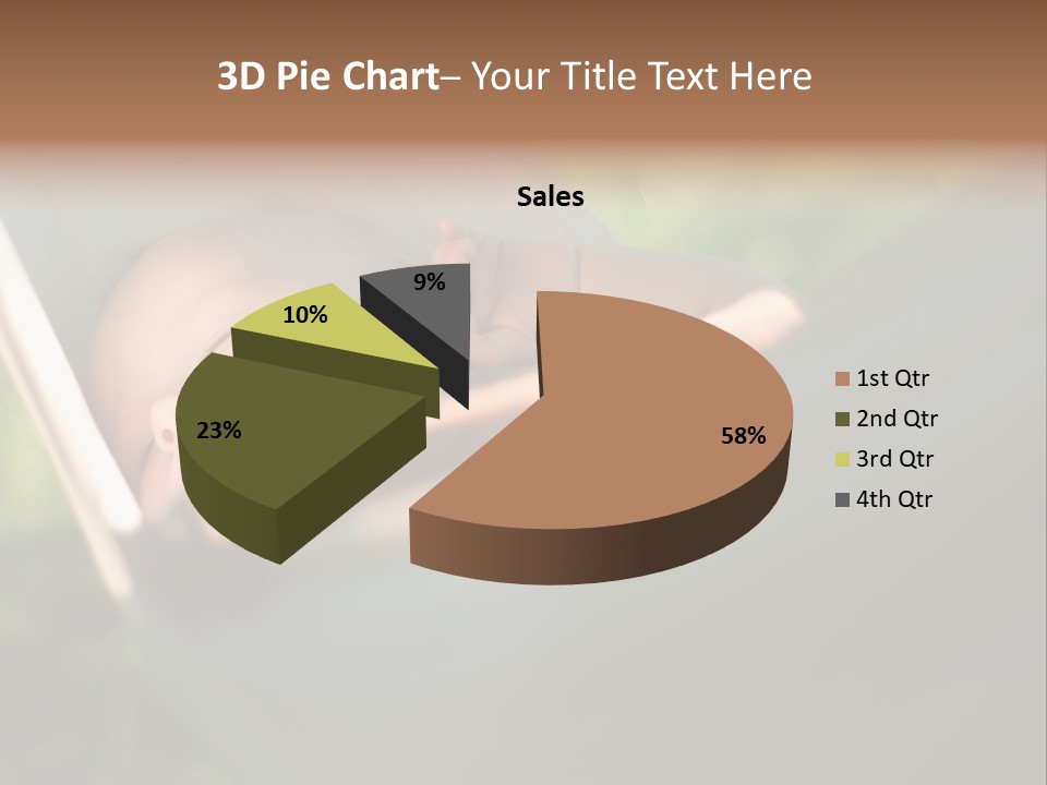 Tropical Bed Dream PowerPoint Template