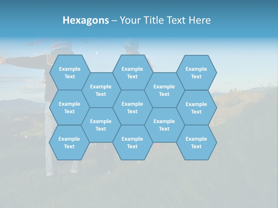 Blue Love Happy PowerPoint Template