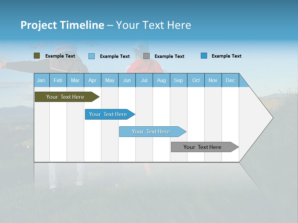 Blue Love Happy PowerPoint Template