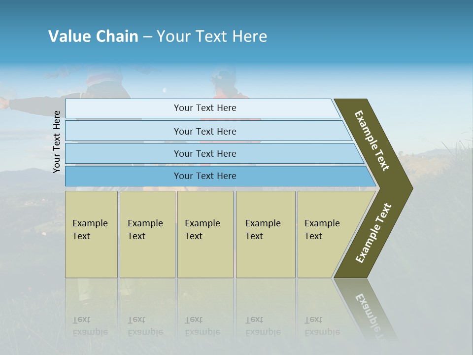 Blue Love Happy PowerPoint Template