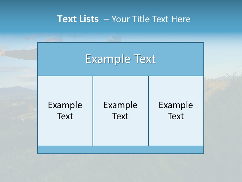 Blue Love Happy PowerPoint Template