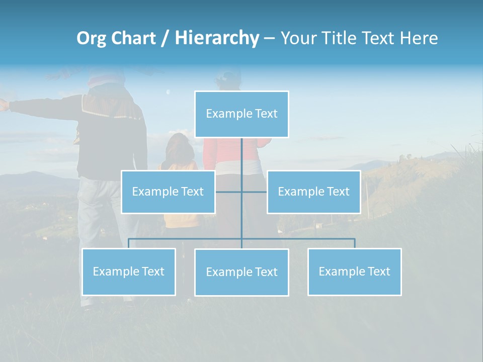 Blue Love Happy PowerPoint Template