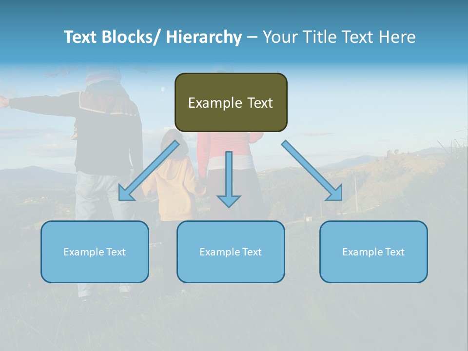 Blue Love Happy PowerPoint Template