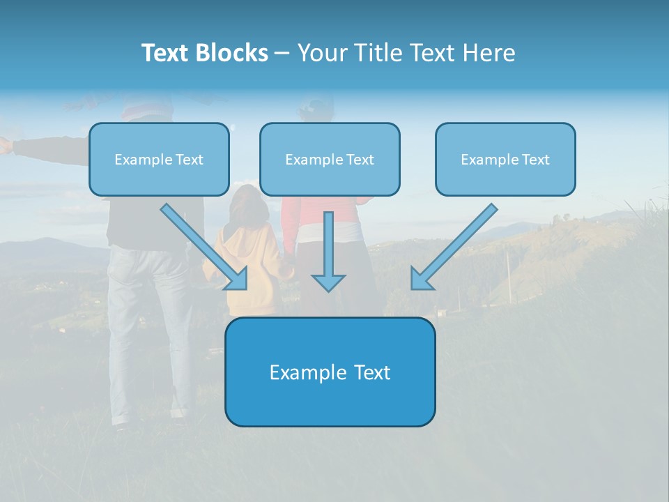 Blue Love Happy PowerPoint Template
