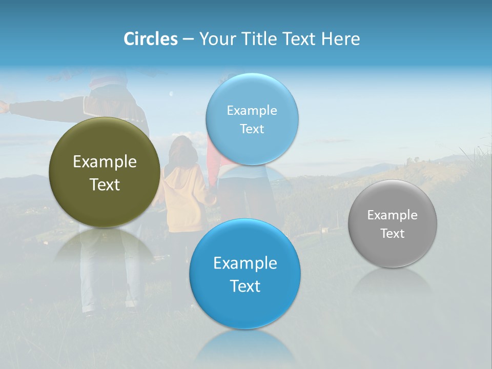 Blue Love Happy PowerPoint Template