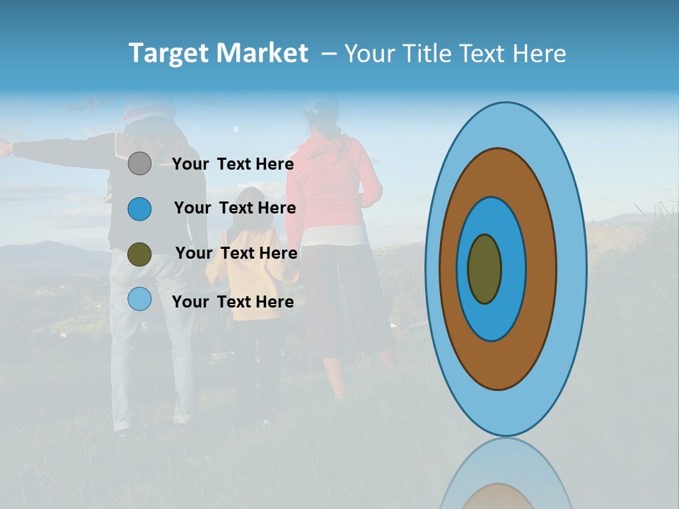 Blue Love Happy PowerPoint Template