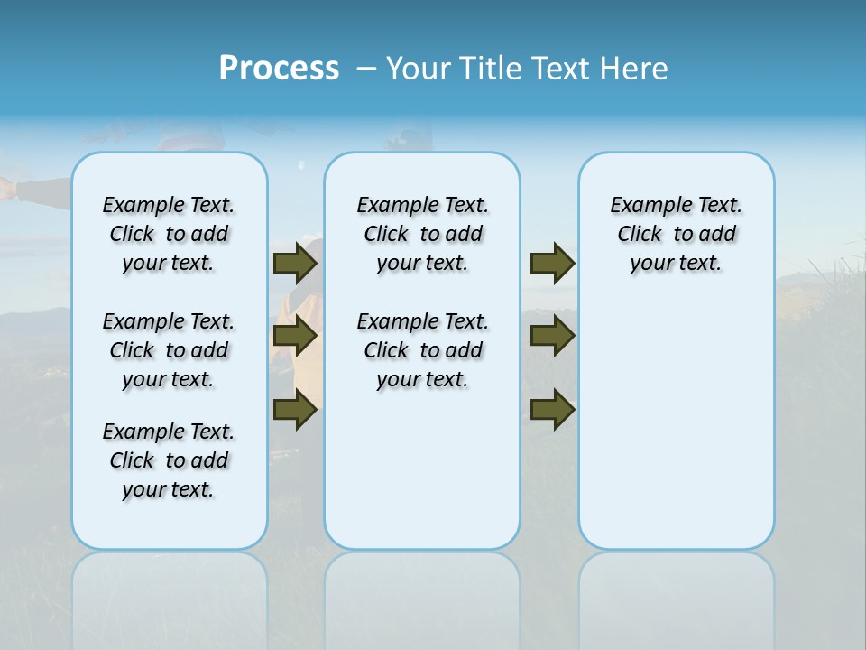 Blue Love Happy PowerPoint Template