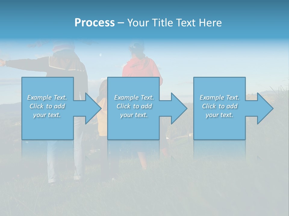 Blue Love Happy PowerPoint Template