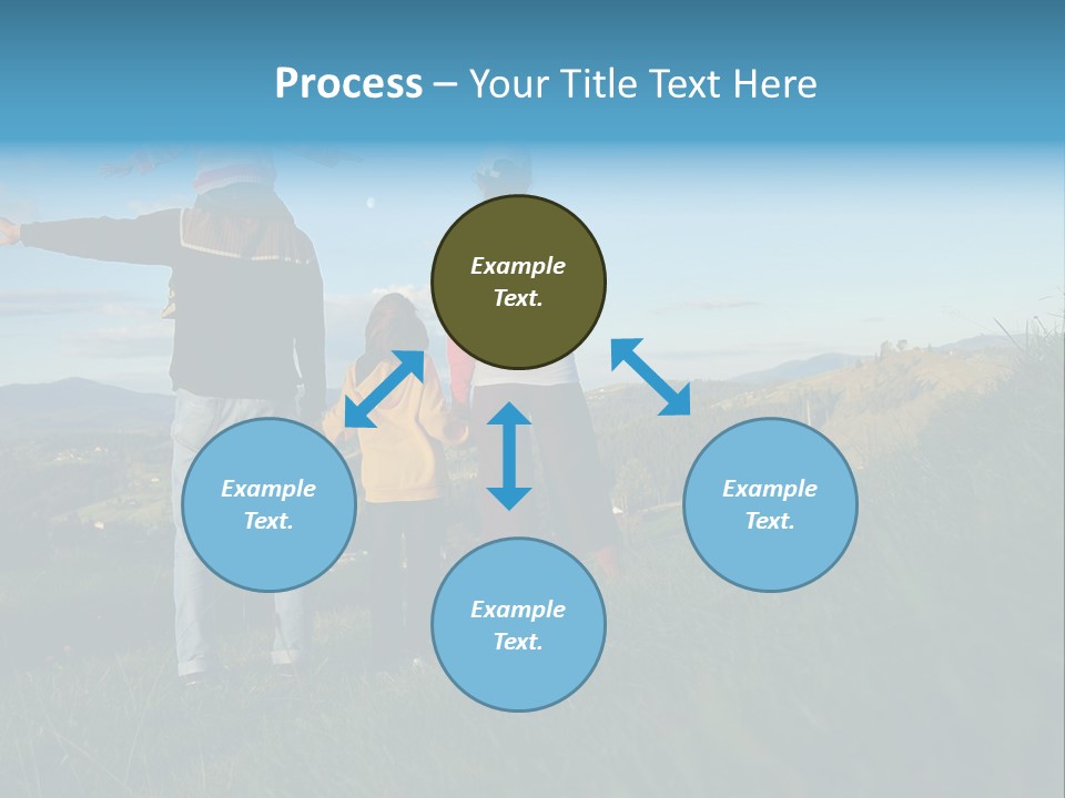 Blue Love Happy PowerPoint Template
