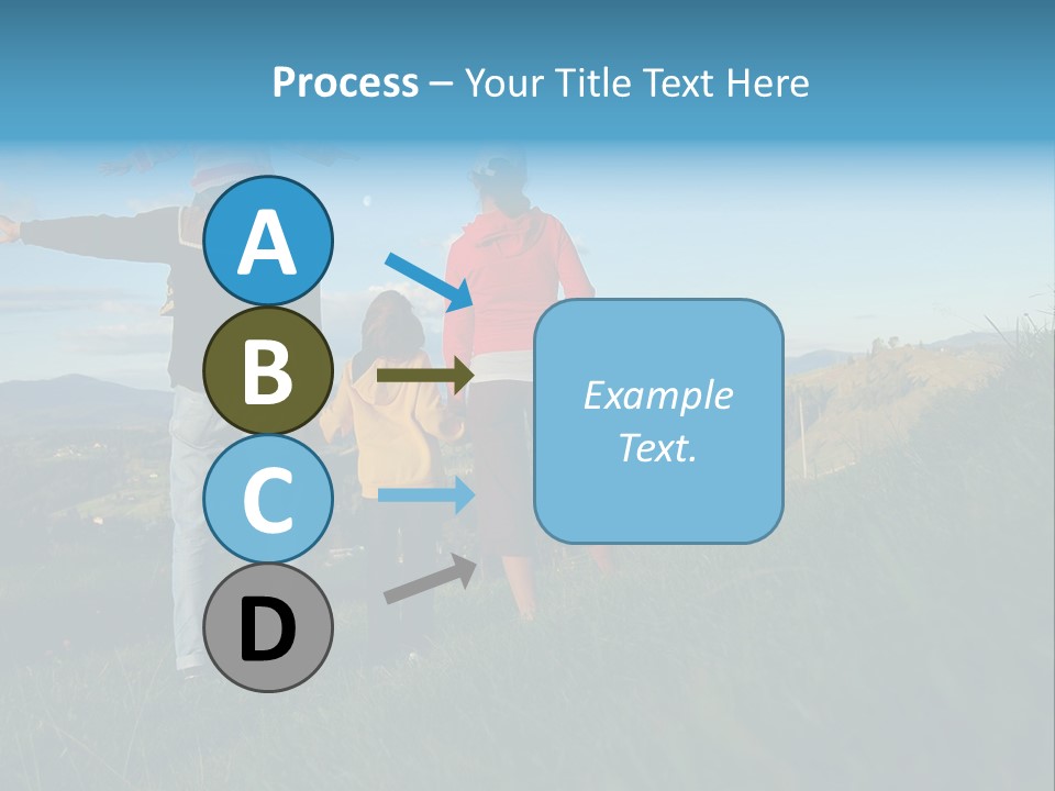 Blue Love Happy PowerPoint Template