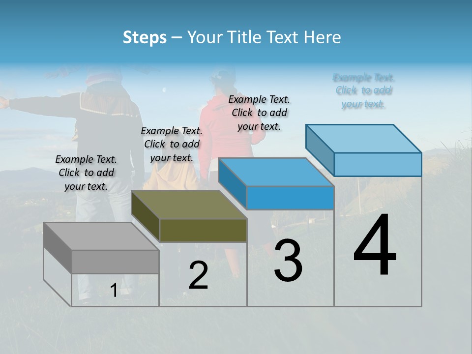 Blue Love Happy PowerPoint Template