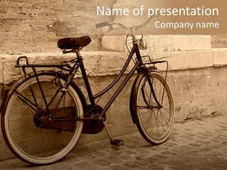 Europe Photography Concrete PowerPoint Template