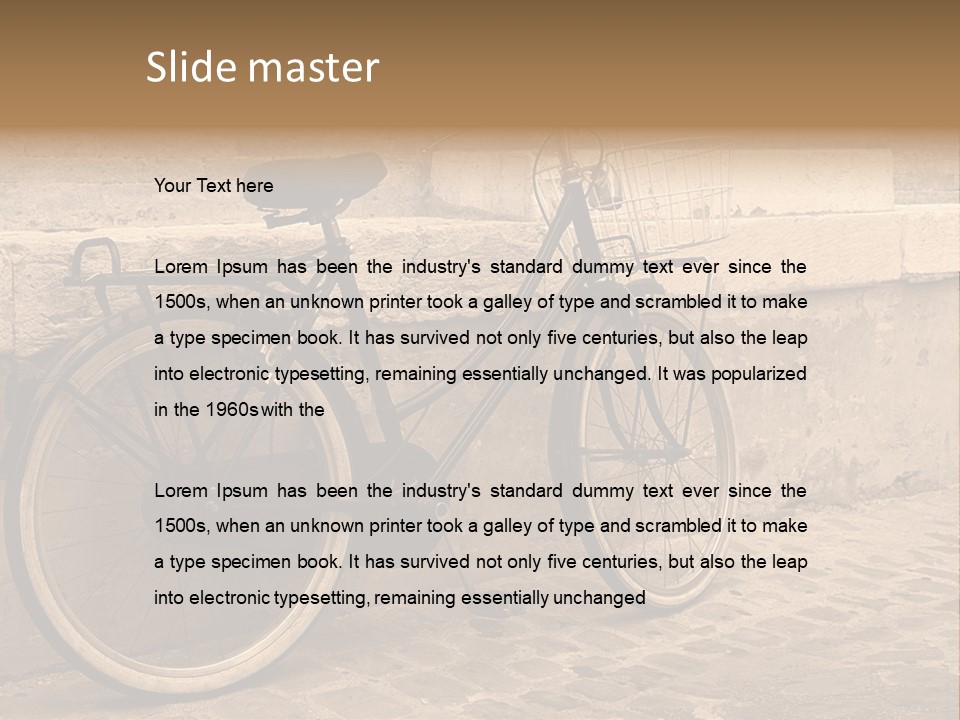 Europe Photography Concrete PowerPoint Template