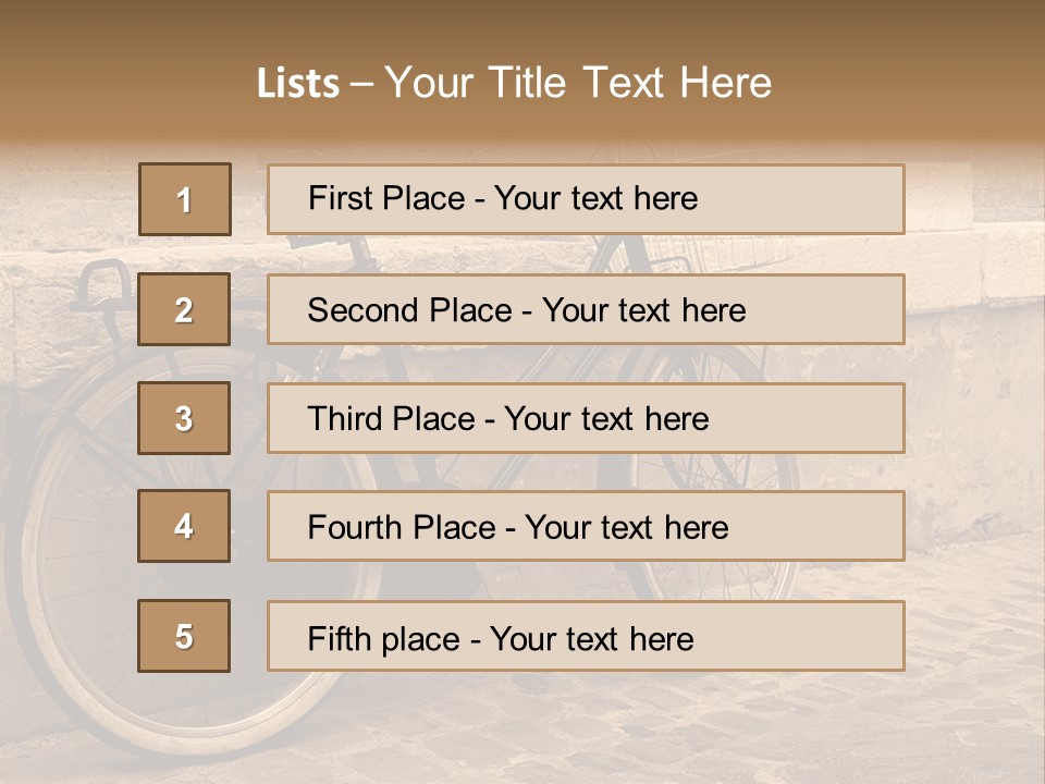 Europe Photography Concrete PowerPoint Template