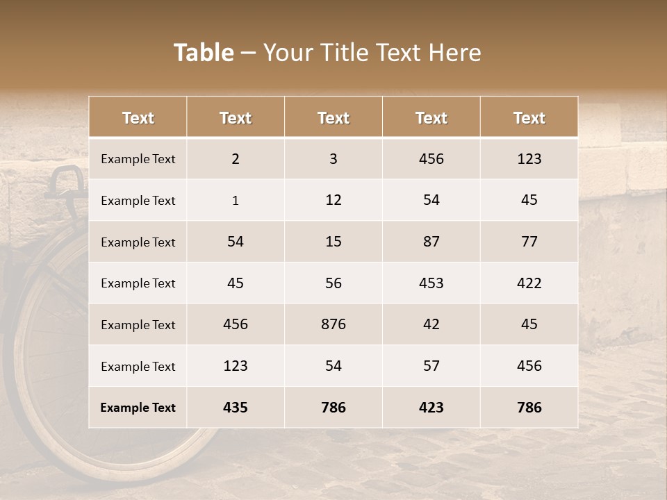 Europe Photography Concrete PowerPoint Template