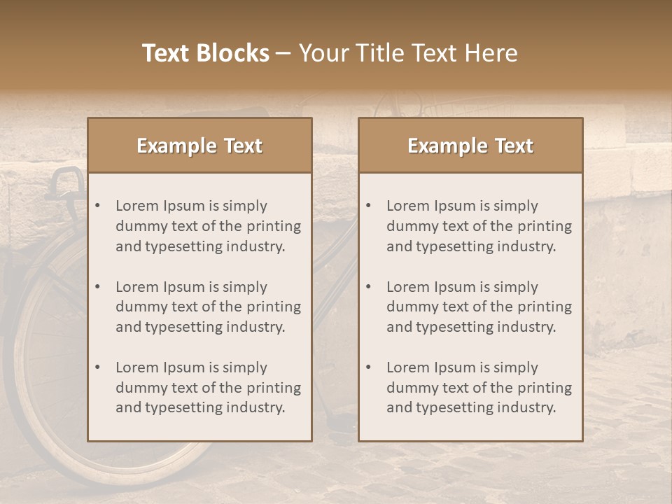 Europe Photography Concrete PowerPoint Template