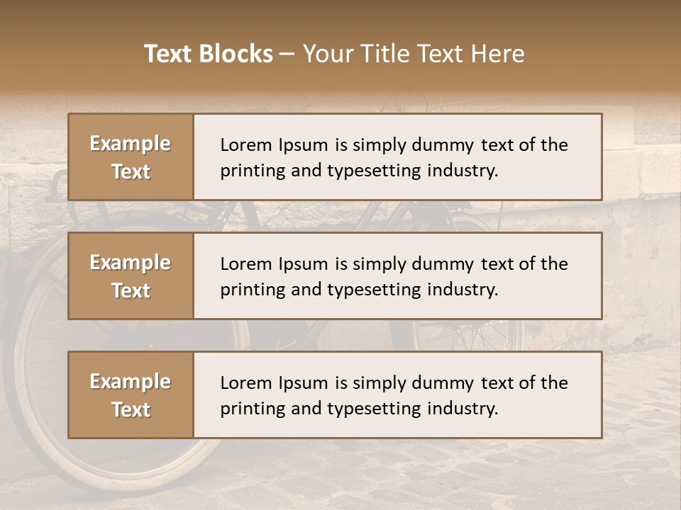 Europe Photography Concrete PowerPoint Template