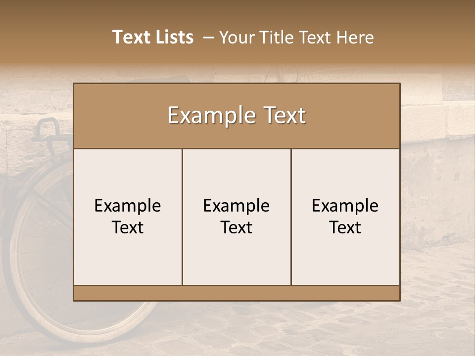 Europe Photography Concrete PowerPoint Template
