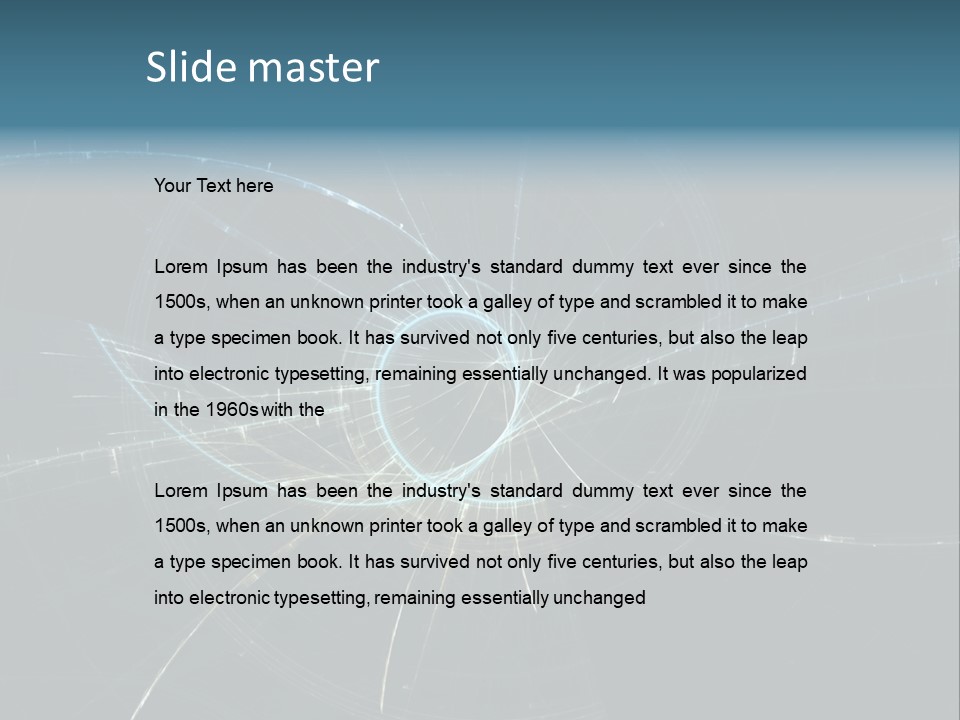 A Computer Generated Image With The Words Name Of Presentation Company Name PowerPoint Template