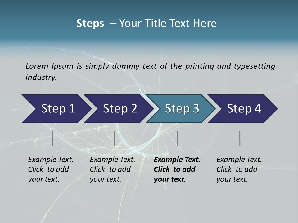A Computer Generated Image With The Words Name Of Presentation Company Name PowerPoint Template