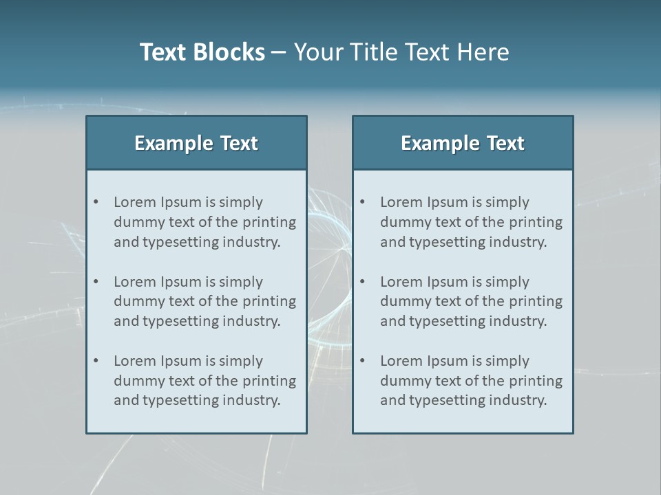 A Computer Generated Image With The Words Name Of Presentation Company Name PowerPoint Template