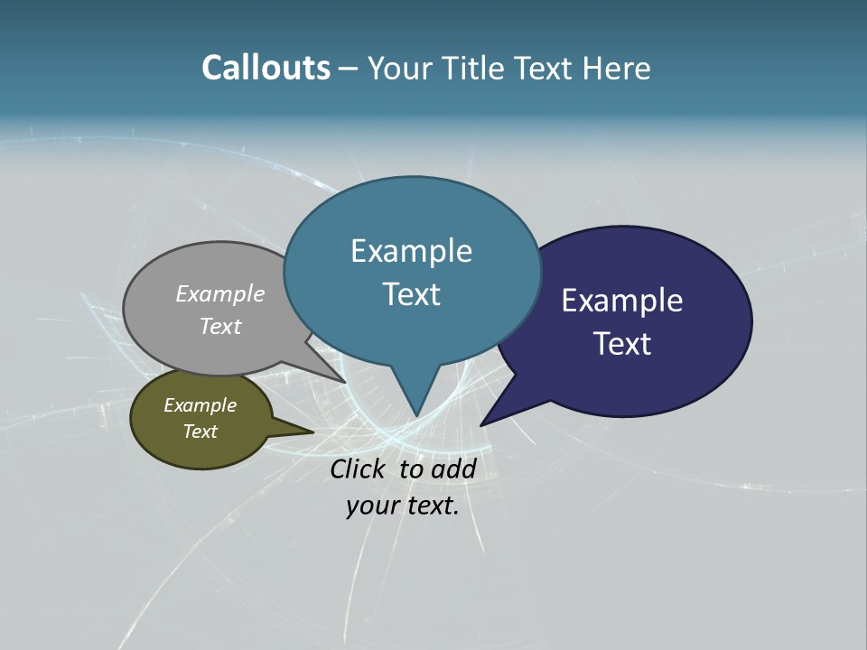 A Computer Generated Image With The Words Name Of Presentation Company Name PowerPoint Template