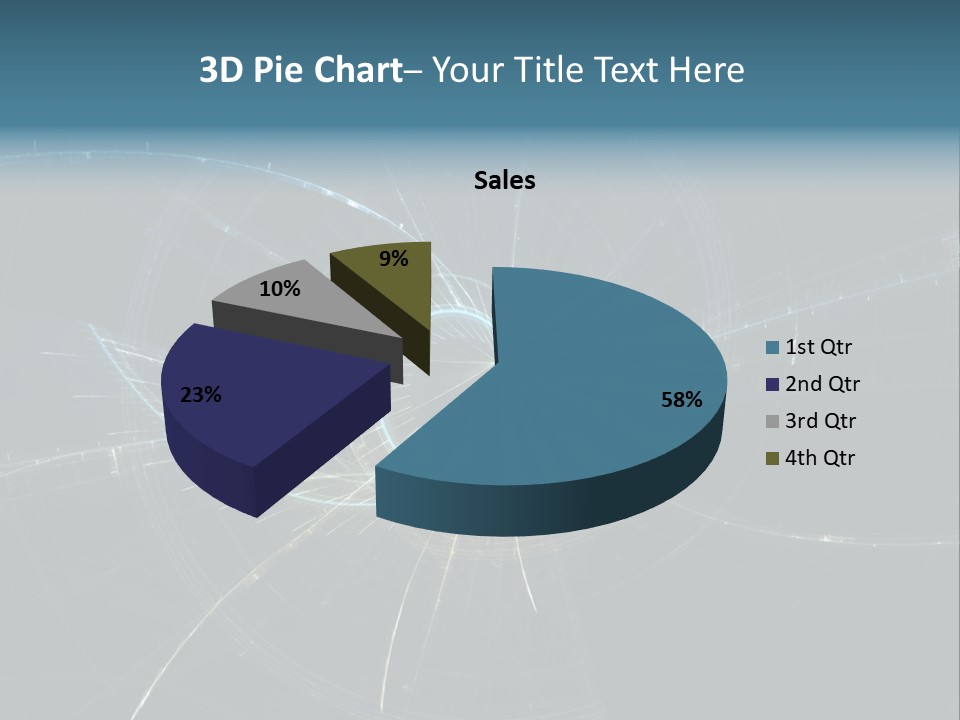 A Computer Generated Image With The Words Name Of Presentation Company Name PowerPoint Template