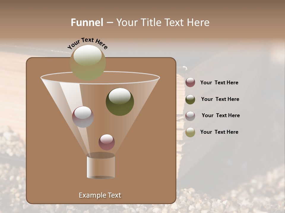 An Open Book On A Pile Of Gravel PowerPoint Template