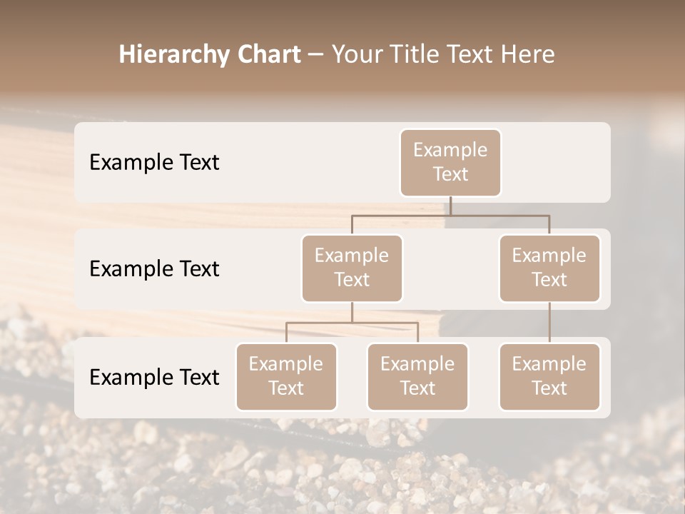 An Open Book On A Pile Of Gravel PowerPoint Template