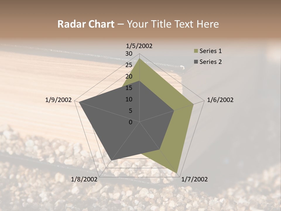 An Open Book On A Pile Of Gravel PowerPoint Template
