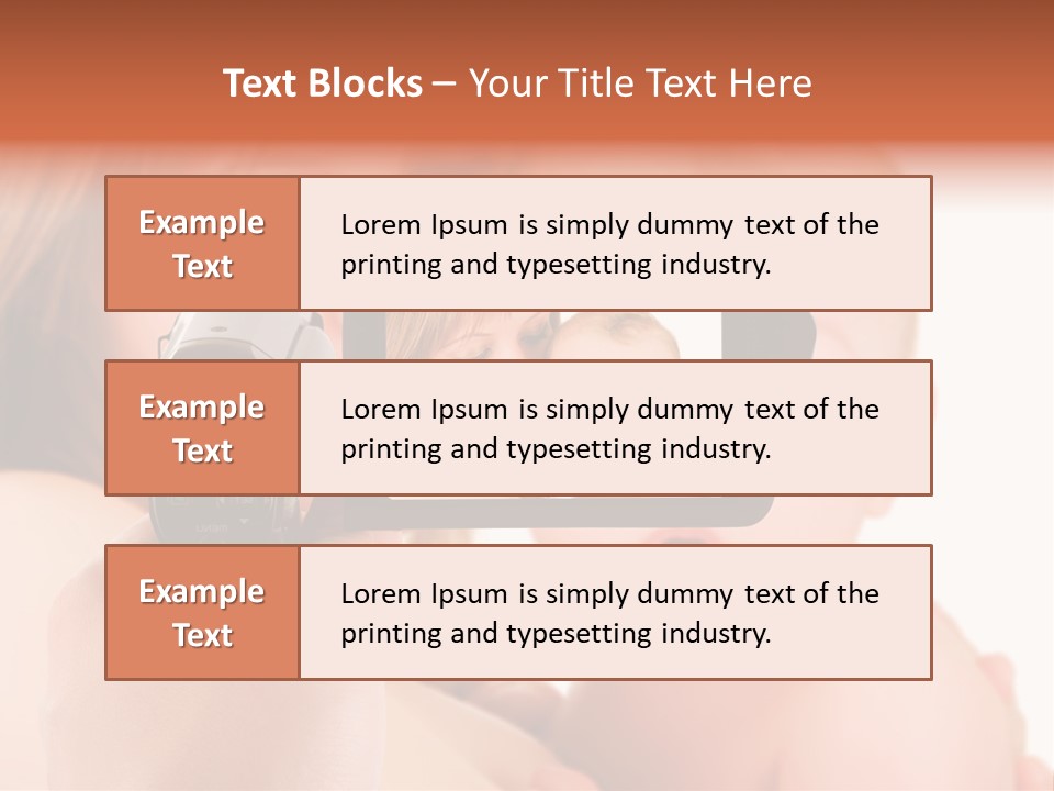 A Woman Taking A Picture Of A Baby With A Camera PowerPoint Template