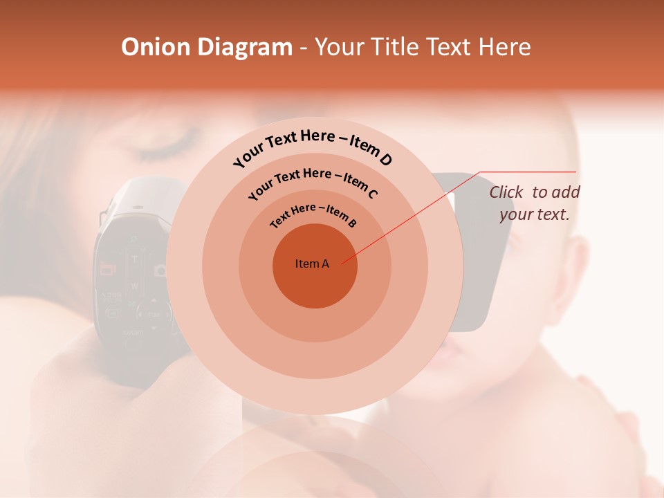 A Woman Taking A Picture Of A Baby With A Camera PowerPoint Template