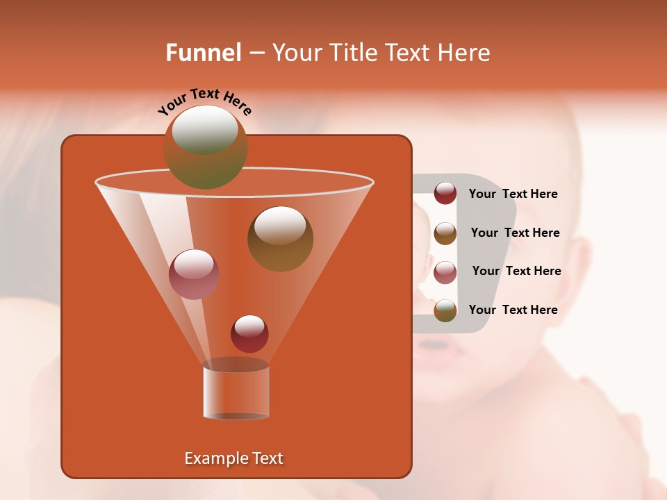 A Woman Taking A Picture Of A Baby With A Camera PowerPoint Template