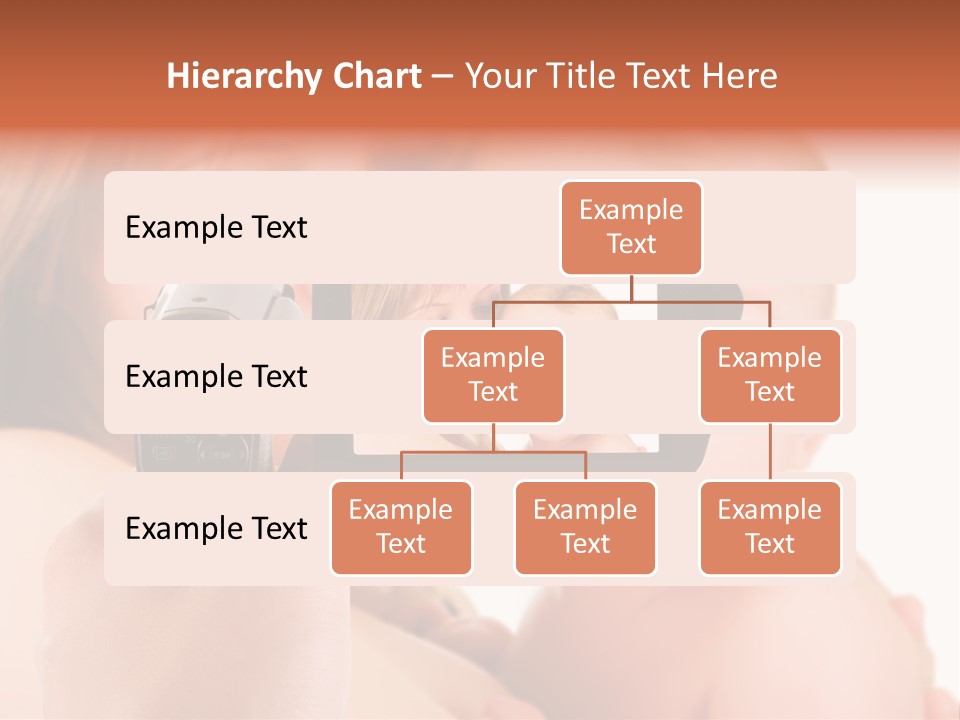 A Woman Taking A Picture Of A Baby With A Camera PowerPoint Template