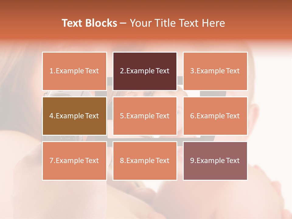 A Woman Taking A Picture Of A Baby With A Camera PowerPoint Template