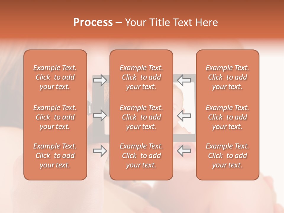 A Woman Taking A Picture Of A Baby With A Camera PowerPoint Template