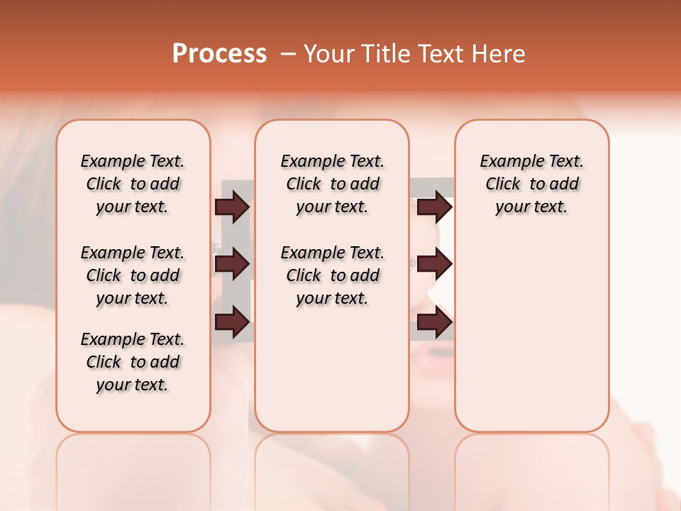 A Woman Taking A Picture Of A Baby With A Camera PowerPoint Template