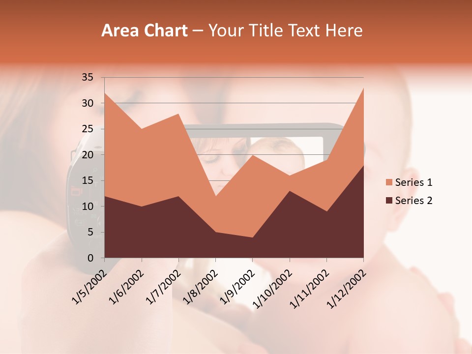A Woman Taking A Picture Of A Baby With A Camera PowerPoint Template