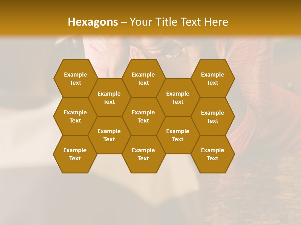 A Woman Covering Her Face In Front Of A Man PowerPoint Template