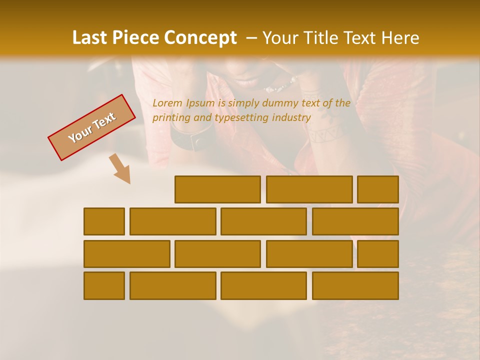 A Woman Covering Her Face In Front Of A Man PowerPoint Template