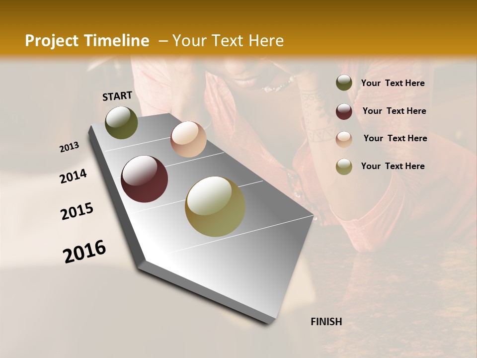 A Woman Covering Her Face In Front Of A Man PowerPoint Template