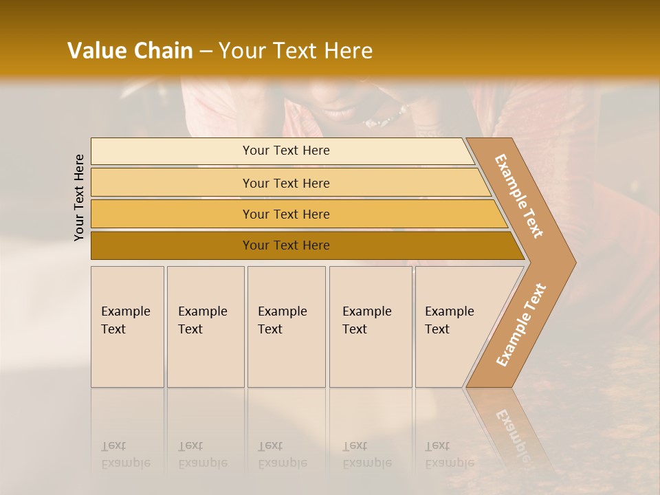 A Woman Covering Her Face In Front Of A Man PowerPoint Template