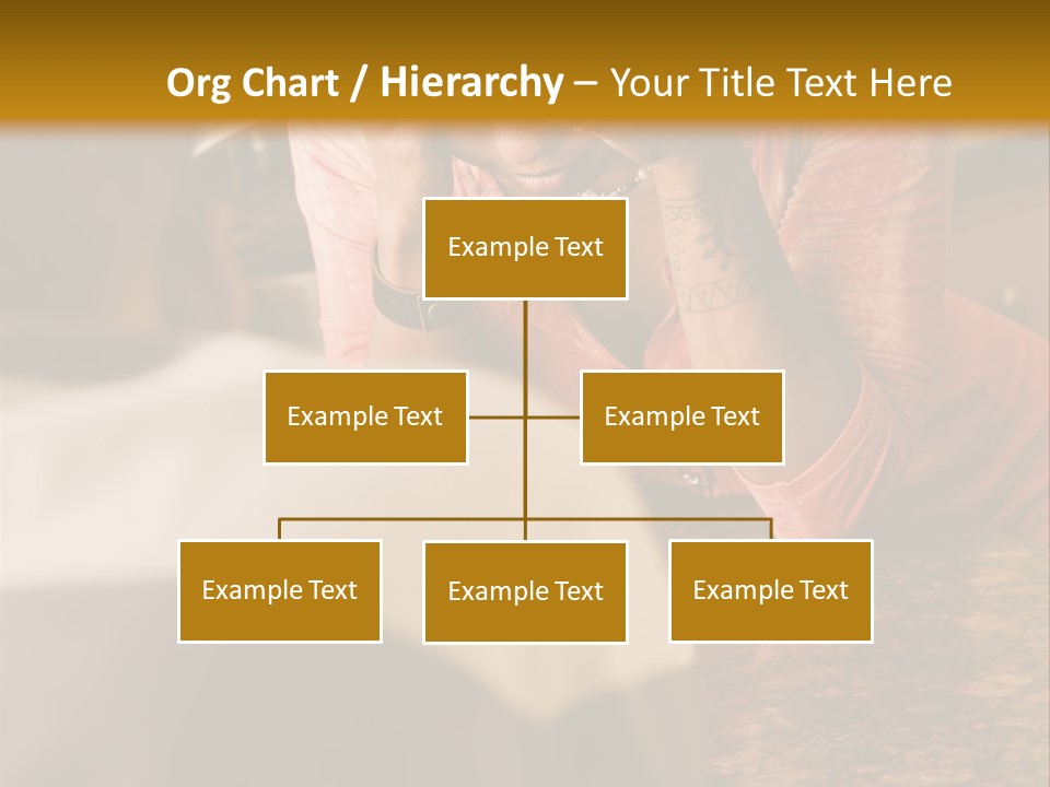 A Woman Covering Her Face In Front Of A Man PowerPoint Template